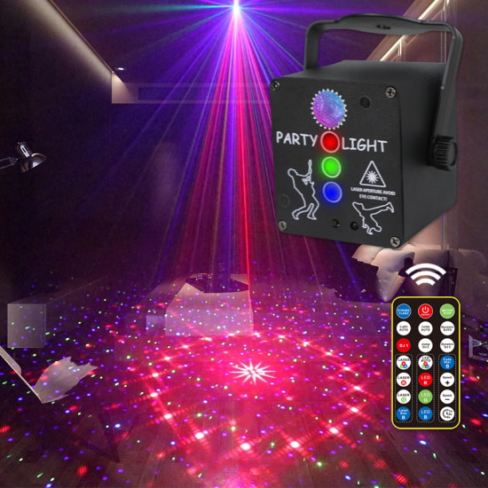 Voice Control Starry Mix Blink Laser Projector