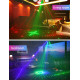 15 Eyes LED Strobe Laser Lights  Projector Music for Parties 