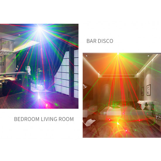 Mini Rechargeable Sound Control Laser Projector for Wedding Birthday