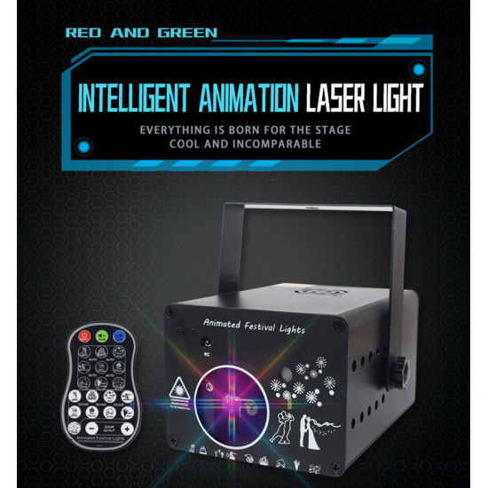 288 Pattern Animation Laser Projector Stage Light