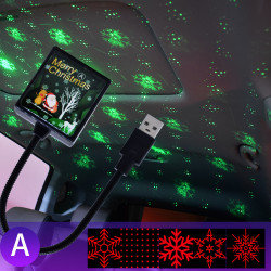 USB Car Starlight laser  projector